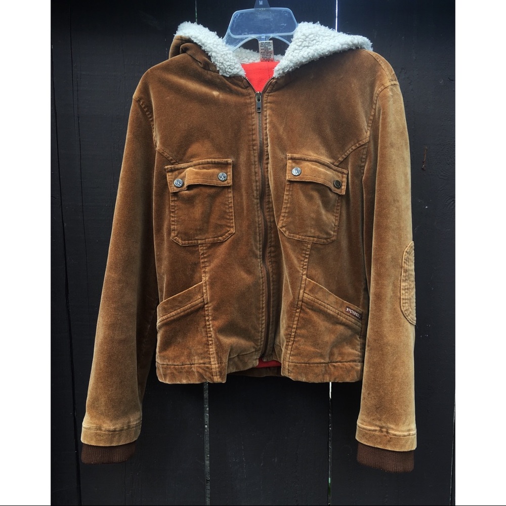 Prana corduroy bomber jacket